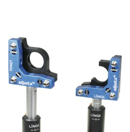 LINOS镜架包括李斯，LINOS和调整。X产品线