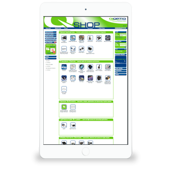 Excelitas E-Commerce-Website Q-Shop