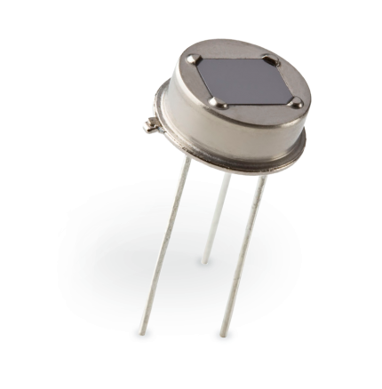 Excelitas PYD 1794 Dual-Element Low-Profile DigiPyro shown in compact TO-39 housing
