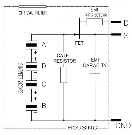 excelitas.PYQ 1348/PYQ1398 schematic