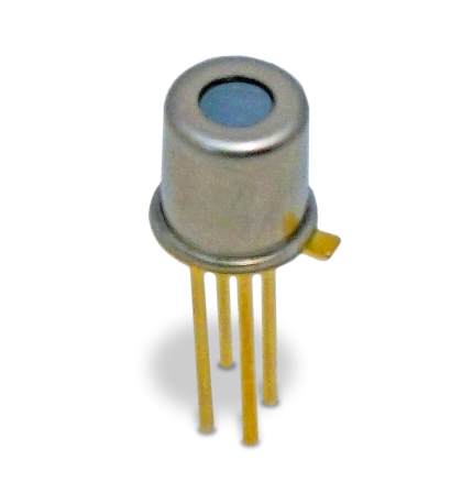 excelitas.' NEW TPiD 1T 0122 L3.0 Thermopile Detector features a miniature TO-46 housing and a focusing lens