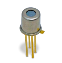 Der NEUE TPiD 0122 t L3.0 Thermopile-Detektor冯Excelitas besitzt静脉Mini-TO-46-Gehause Fokussierlinse的风景明信片。