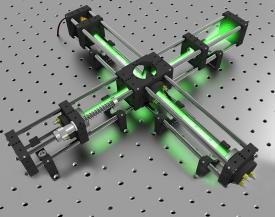 Linos Microbench的原始光学笼系统用于精确光学实验设置